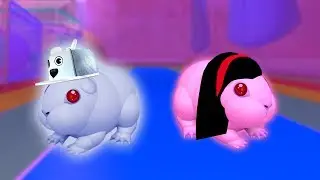 ROBLOX: VELHOTE E TIA GRAÇA VIRARAM PORQUINHOS DA ÍNDIA SUPER FOFOS! (Guinea Pig Simulator)