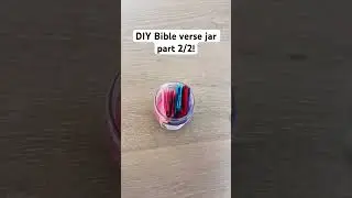 DIY Bible verse jar tutorial part 2! #christian #craft