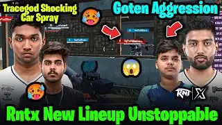 Tracegod Goten Domination😱 RNTX New Lineup Unstoppable🥵 PunkK & Fragger😧 | RNTX Matches Highlights