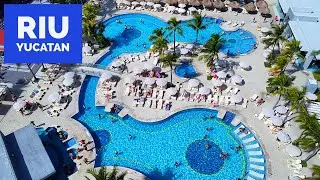 Riu Yucatan Playacar M&eacute;xico 🇲🇽 Riviera Maya, Playacar Beach 🏖️ Drone Footage