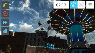FUNFAIR RIDE SIMULATOR 4 | FLYING SWING (POV)