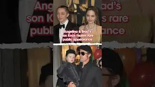 Angelina Jolie and Brad Pitt&rsquo;s son Knox makes rare public appearance at Governor Awards