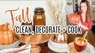 FALL CLEAN AND DECORATE WITH ME 2020 // Cook with me 2020 | Thanksgiving Decor 2020