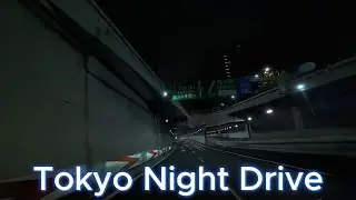 Tokyo Night Drive 4K | Shuto Expressway C1 | POV, No Music | Rainy '25Oct
