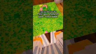 Safe Space to Study in Minecraft #aesthetic #study #minecraft