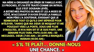 Ma Mère A Organisé Un Dîner Pour 33 Proches Pendant Que J’étais Ignorée