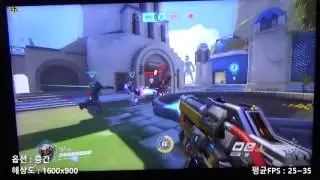 VAIO Z Canvas (Intel iris pro 5200) Game test - OVERWATCH