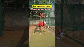 Fix Your Defence Like a Pro! Stop Playing Away From Your Body | Cricket Batting Tips #thrivecricket