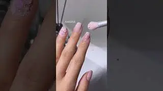 Blush nude base color 💅easily paired with whatever shimmer or glitter to create a stunning nail💕