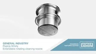 Extendable rotating cleaning nozzle 