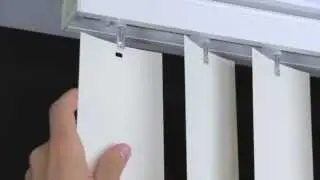Как снять и установить вертикальные жалюзи
