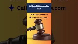 Toyota Sienna Lemon Law