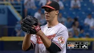 5/8/14: Ubaldo holds Rays to one run over 5 1/3