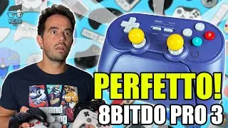 Il MIGLIOR CONTROLLER per GAMING e RETROGAMING. 8bitDo PRO 3.