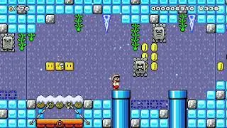 ASMW 4-5 | Ice Crush Igloo (Fix) by ItsEmul 🍄Super Mario Maker 2 ✹4K Switch 2 No Commentary #dmc
