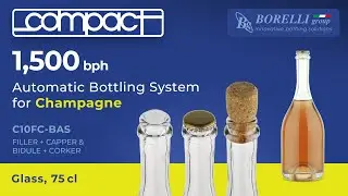 CHAMPAGNE Traditional Method &ndash; Automatic Bottling System COMPACT &ndash; Model: C10FC-BAS