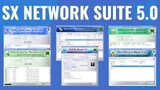 SX Network Suite 5.0 All-in-one Network Monitoring and Scanning