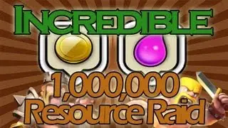 LARGEST RECORDED CLASH OF CLANS RAID! - EPIC 1 MILLION RESOURCE BATTLE!!