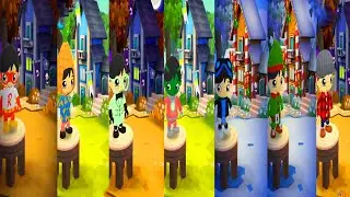 TAG WITH RYAN OLD VS NEW UPDATE FUNNY GAMEPLAY UNLOCK ALL CHARACTERS WITH EGG SURPRISE