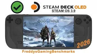 God of War Ragnar&ouml;k (Test 01.2026) on Steam Deck OLED with Steam OS 3.9