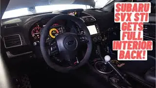 Subaru SVX Swapped WRX STI; We're getting somewhere!