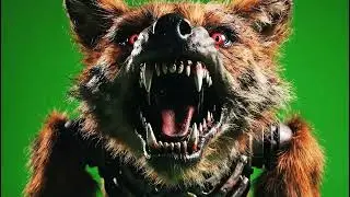 Epic Foxy Jumpscare Green Screen Effect &ndash; No Copyright Horror VFX Overlay