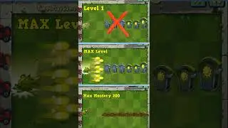 Corn-Fetti Popper Lvl 1 vs MAX Level vs Mastery 200 Power Up vs Team Gravestones #pvz #pvz2 #shorts