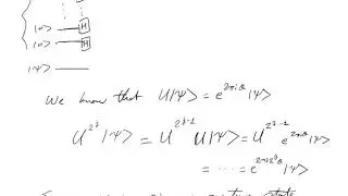 QC Theory Lecture 23 Phase estimation