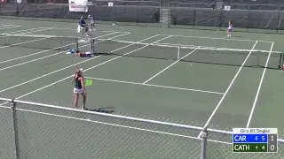 2018 Girls Tennis Team State Finals - #1 Singles