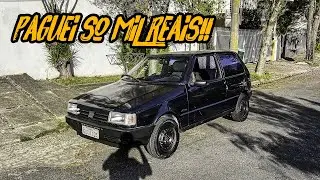 COMPREI UM FIAT UNO ABANDONADO!! 😱🔥MAIS DE 10 ANOS PARADO NO MESMO LUGAR!!