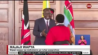 Majaji wapya wa mahakama ya rufaa waapishwa
