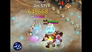 Castle Clash: MAXED SASQUATCH gameplay! - 649K DAMAGE WITHOUT BUFFS?!?!