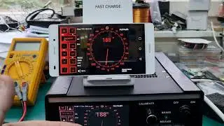 Visual Rotor controller working with Android phone.