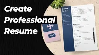 How To Create a Professional Resume | ATS Resume Tips | CV Tips | CV For Jobs | Professional Resume