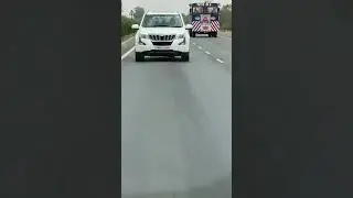 XUV 500 facelift on highway