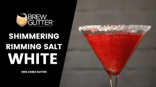 Brew Glitter | NEW White Shimmer Cocktail Rimming Salt