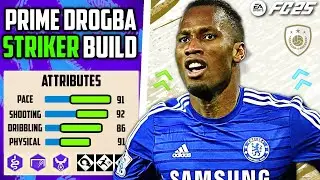 OVERPOWERED BEST PRIME DROGBA STRIKER BUILD EA FC 25 Pro Clubs