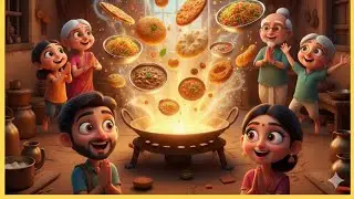 जादुई तवा 😲 | जो बोले वही खाना बन जाए! magical food story 
