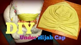 DIY Как сшить ШАПОЧКУ-ТЮРБАН ПОД ХИДЖАБ | Шитье для начинающих (русские субтитры)