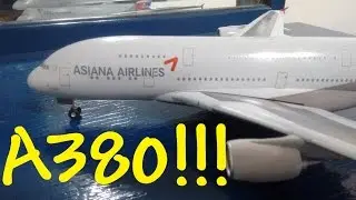 Asiana Airlines A380 1:200 Model Hogan