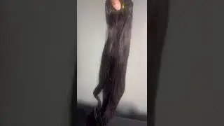 Black 24 inch clip in hair extensions #foryourpage #hairextensions #hair #clipins #blackclipinhair