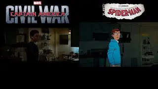 Сцена сравнения Питера и Тони/Нормана Озборна (CA:CW - YFNSM)