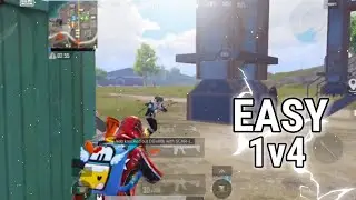 EASY SQUAD WIPE , 1V4 | BGMI | REDMI K20 PRO
