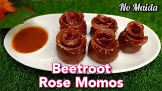Beetroot Rose Momos| Rose Momos|Veg Momos| Momos |Whole Wheat Flour Momos