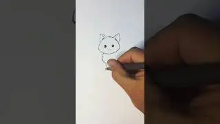 Draw a Cute Fox EASY! 🦊 #shorts #art #howtodraw #drawing