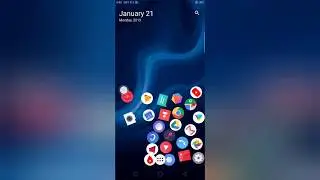Flying Icons On Homescreen | Stylish Launcher | Best App for Rolling Icons -Black VoLTE