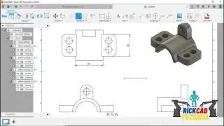 Fusion 360 Tutorial ( 2023 ) : How to Create 2D Drawing