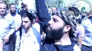 اعتصام السلفيين بالقرب من السفارة الامركية-عمون