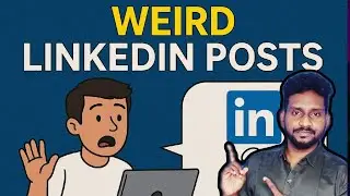 Weird LinkedIn Posts You Won't Believe! | Funny Reactions | Telugu Commentary