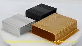 CNC machining Anodized Aluminum Enclosure box electronics instrument enclosures